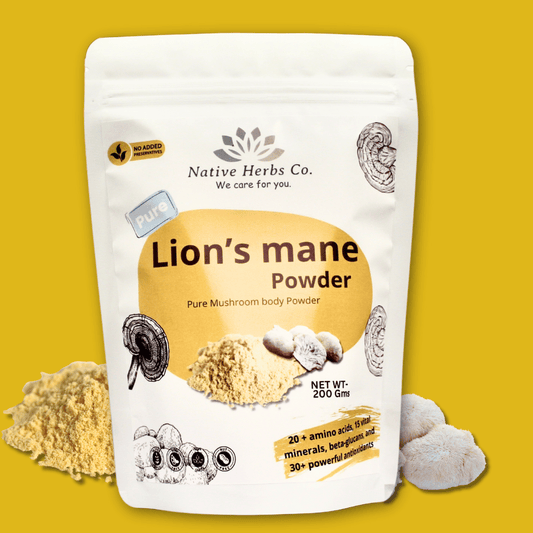 NATIVE HERBS LIONE's MANE MUSHROOM  POWDER - 200gm