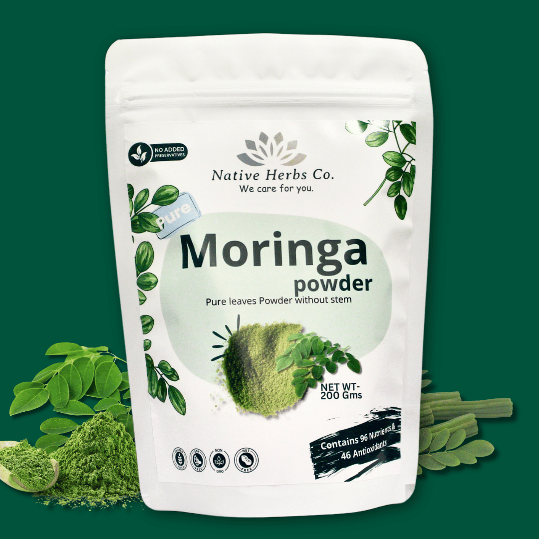 NATIVE HERBS SUPERLEAF MORINGA POWDER - 200gm