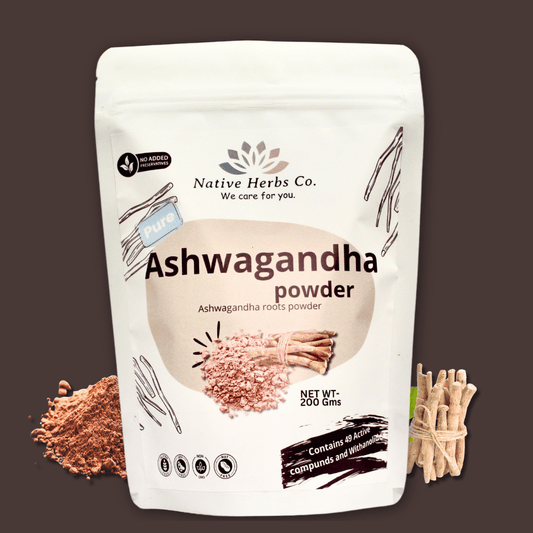 NATIVE HERBS  ASHWAGANDHA POWDER - 200gm