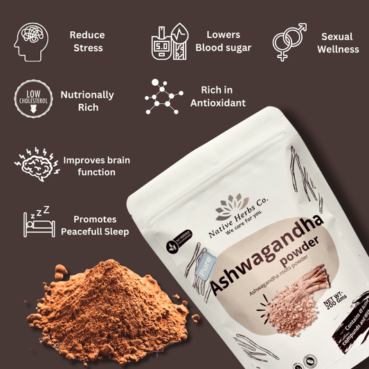 NATIVE HERBS  ASHWAGANDHA POWDER - 200gm