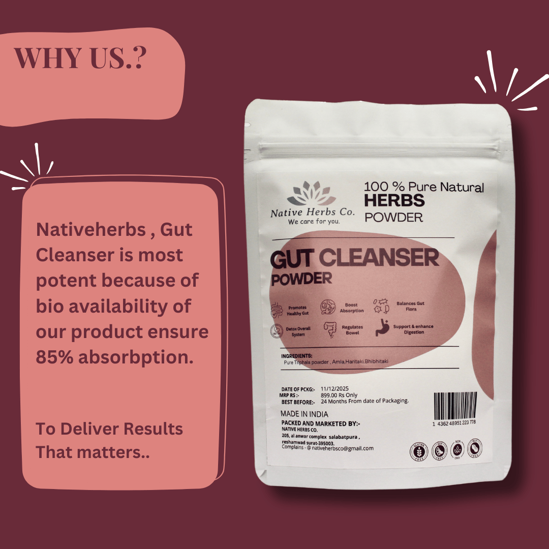 NATIVE HERBS GUT CLEANSER  POWDER - 200gm